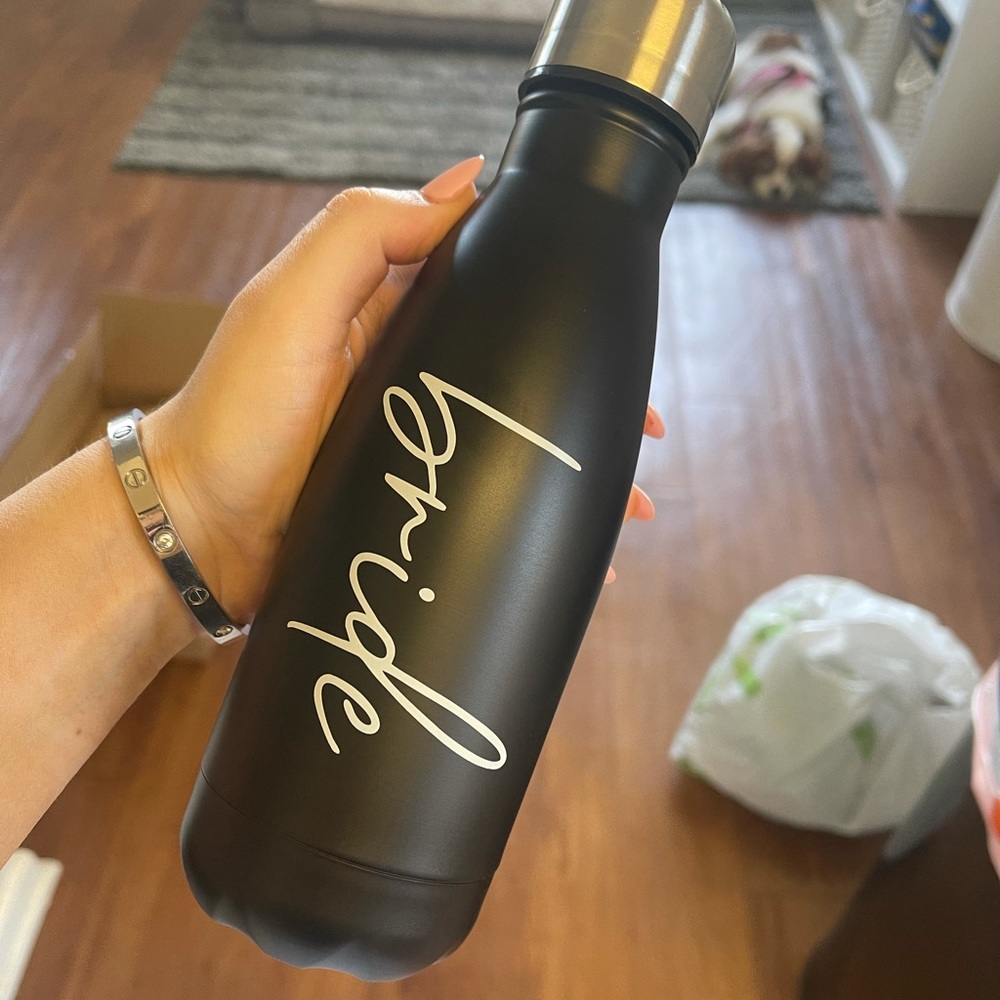 Bride water bottle
